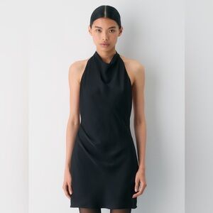 Audience Satin Mini Dress by Babaton. Size 8. Has been hemmed.